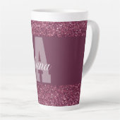Speciale typografie, gepersonaliseerd microgram latte mok (Rechterhoek)
