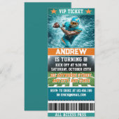 Speciale Uitgave Voetbal Ticket Verjaardag Kaart (Voorkant / Achterkant)