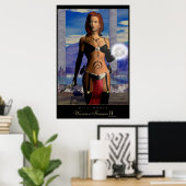 speciale uitgave Warrior Femme II Poster (Thuiskantoor)