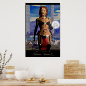 speciale uitgave Warrior Femme II Poster (Keuken)