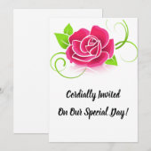 Speciale uitnodiging (Voorkant / Achterkant)