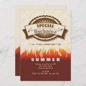 Speciale uitnodiging voor barbecues (Voorkant / Achterkant)