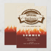 Speciale uitnodiging voor barbecues (Voorkant / Achterkant)