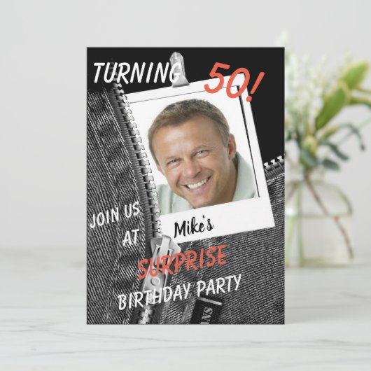 Speciale uitnodiging voor Big Birthday (Staand voorkant)