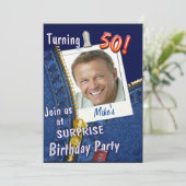 Speciale uitnodiging voor Big Birthday (Staand voorkant)