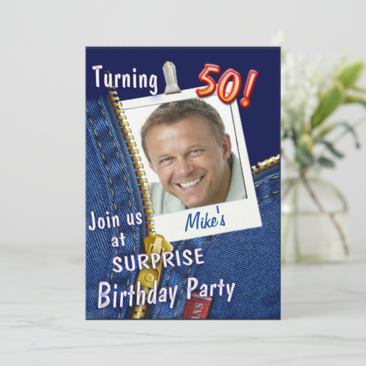 Speciale uitnodiging voor Big Birthday (Staand voorkant)