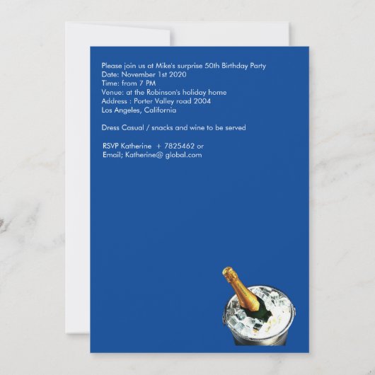 Speciale uitnodiging voor Big Birthday (Achterkant)