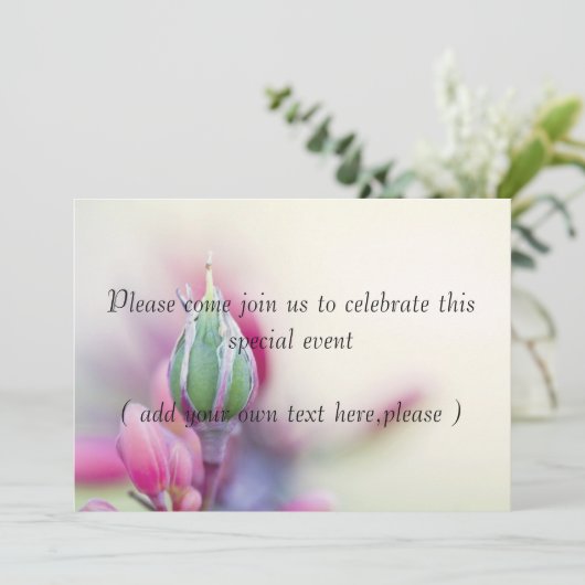 Speciale uitnodiging voor een evenement (Staand voorkant)