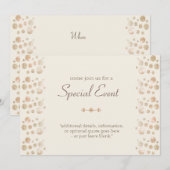 Speciale uitnodiging voor evenementen (Voorkant / Achterkant)