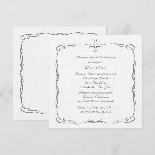 Speciale uitnodiging voor kruisbestuiving (Voorkant / Achterkant)