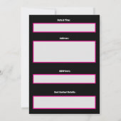 Speciale uitnodiging voor Pug-hond (Achterkant)