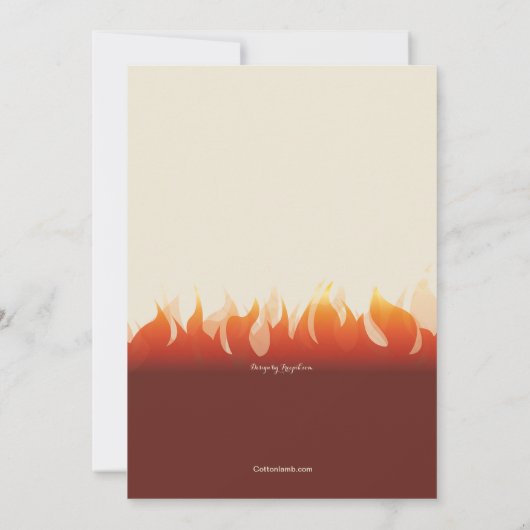 Speciale uitnodiging voor Vaderdag in barbecues (Achterkant)