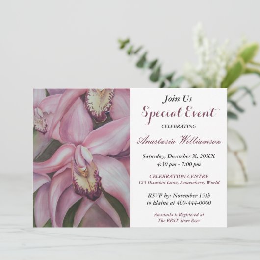 SPECIALE UITNODIGING VOOR VERJAARDAGSFEEST (Staand voorkant)