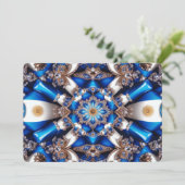 Speciale uitnodigingen met Argentijns design (Staand voorkant)