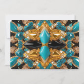 Speciale uitnodigingen met Bahamas Design (Achterkant)