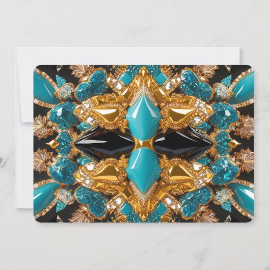 Speciale uitnodigingen met Bahamas Design (Achterkant)