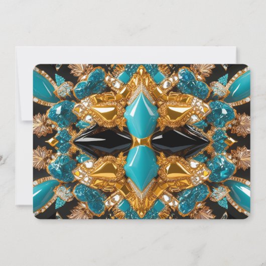 Speciale uitnodigingen met Bahamas Design (Voorkant)