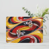 Speciale uitnodigingen met Belgian Design (Staand voorkant)