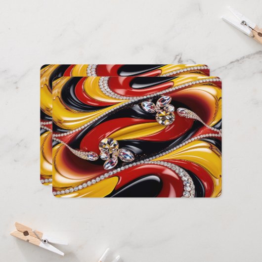 Speciale uitnodigingen met Belgian Design (Voorkant / Achterkant in situ)