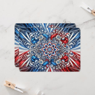 Speciale uitnodigingen met Franse kleuren Design