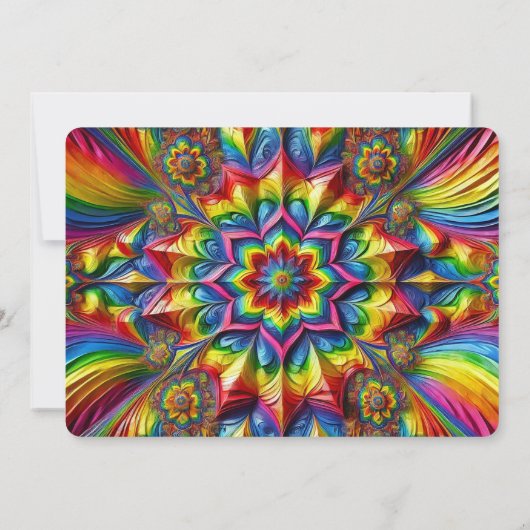 Speciale uitnodigingen met LGBTQ Design (Achterkant)