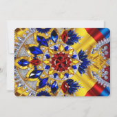 Speciale uitnodigingen met Roemeens design (Achterkant)