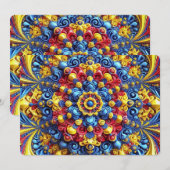 Speciale uitnodigingen met Roemeens Kleuren Design (Voorkant / Achterkant)