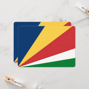 Speciale uitnodigingen met Seychellen Design