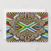 Speciale uitnodigingen met Zuid-Afrikaans design (Voorkant)