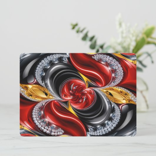 Speciale uitnodigingen voor German Design (Staand voorkant)