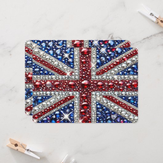 Speciale uitnodigingen voor Irish Design (Voorkant / Achterkant in situ)