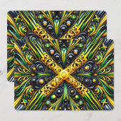 Speciale uitnodigingen voor Jamaican Design (Voorkant / Achterkant)