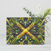 Speciale uitnodigingen voor Jamaican Design (Staand voorkant)