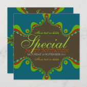 Speciale uitnodigingen voor Oost-godin (Voorkant / Achterkant)