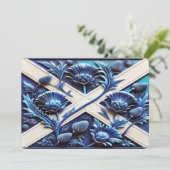 Speciale uitnodigingen voor Scottish Thistles (Staand voorkant)