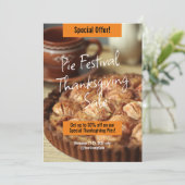 Speciale uitverkoop promotie festival bewerkbaar   kaart (Staand voorkant)