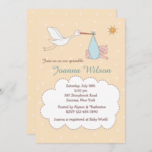 Speciale uitzending Baby sprintjes Kaart (Voorkant / Achterkant)