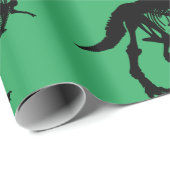 Speciale unieke dinosaurus skelet inpakpapier (Rol Hoek)
