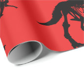 Speciale unieke dinosaurus skelet inpakpapier (Rol Hoek)