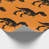 Speciale unieke dinosaurus skelet inpakpapier (Hoek)