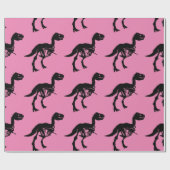 Speciale unieke dinosaurus skelet inpakpapier (Vlak)