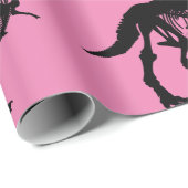 Speciale unieke dinosaurus skelet inpakpapier (Rol Hoek)