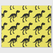 Speciale unieke dinosaurus skelet inpakpapier (Vlak)