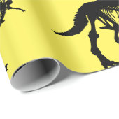 Speciale unieke dinosaurus skelet inpakpapier (Rol Hoek)