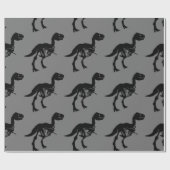 Speciale unieke dinosaurus skelet inpakpapier (Vlak)