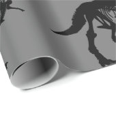 Speciale unieke dinosaurus skelet inpakpapier (Rol Hoek)