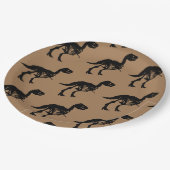 Speciale unieke dinosaurus skelet partij borden papieren bordje (Gekanteld)
