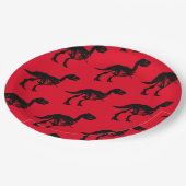 Speciale unieke dinosaurus skelet partij borden papieren bordje (Gekanteld)