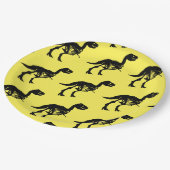 Speciale unieke dinosaurus skelet partij borden papieren bordje (Gekanteld)