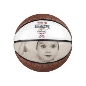 Speciale unieke vaders Dag Fotocadeau Basketbal (Voorkant)